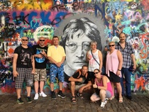 Praha kesäkuu 2018, John Lennon muistoseinä